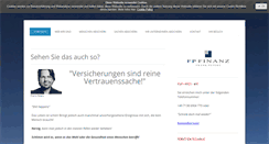Desktop Screenshot of fp-finanz.com
